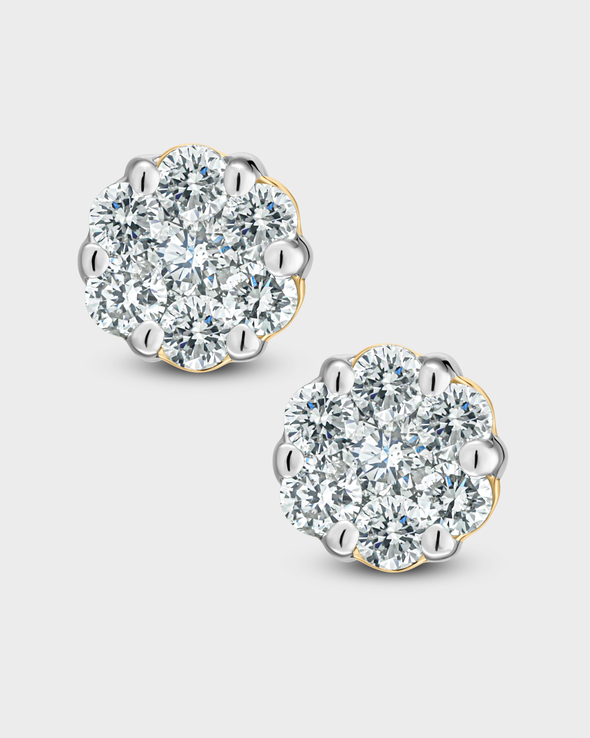 Oscar Floral Glow Stud