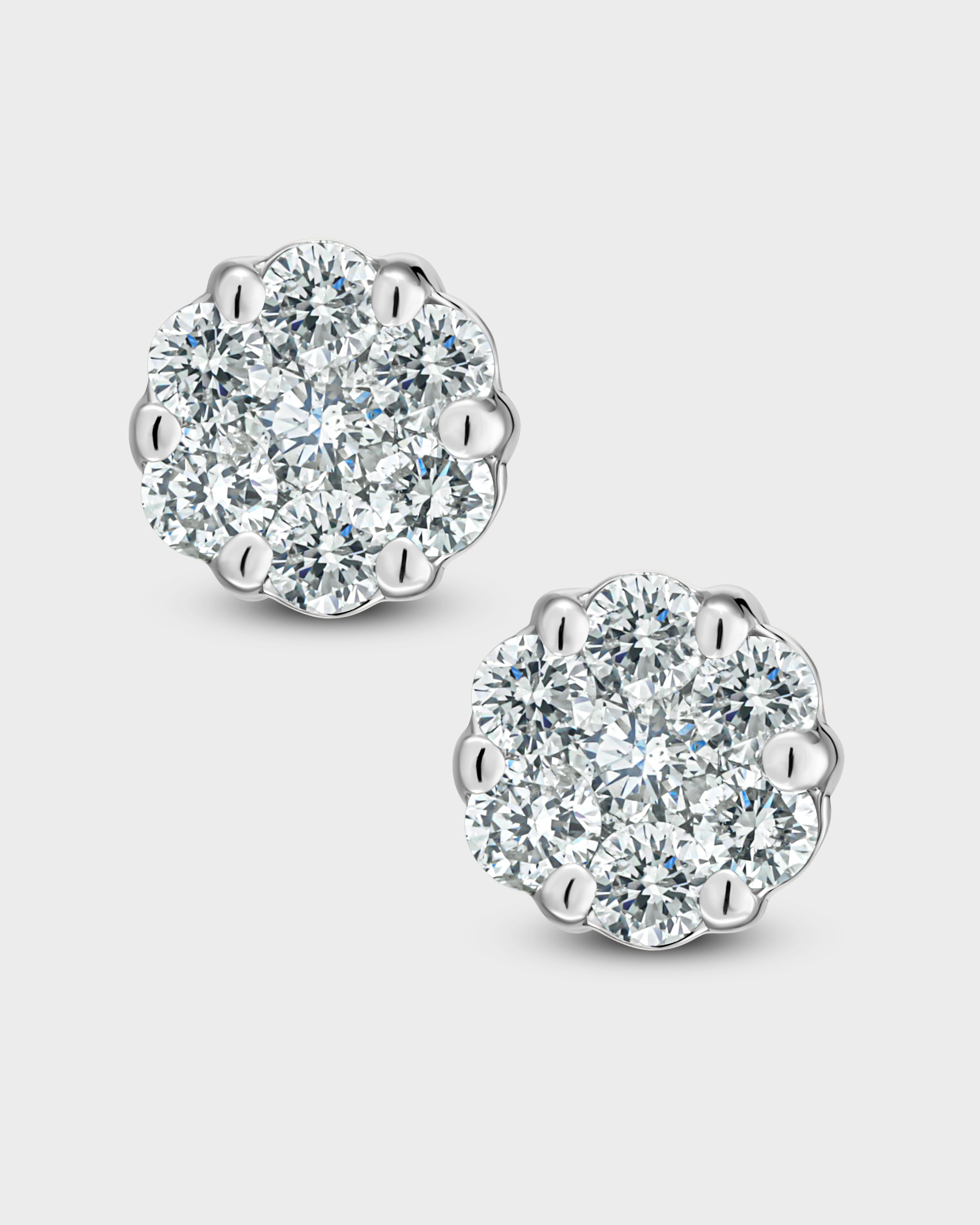 Oscar Floral Glow Stud