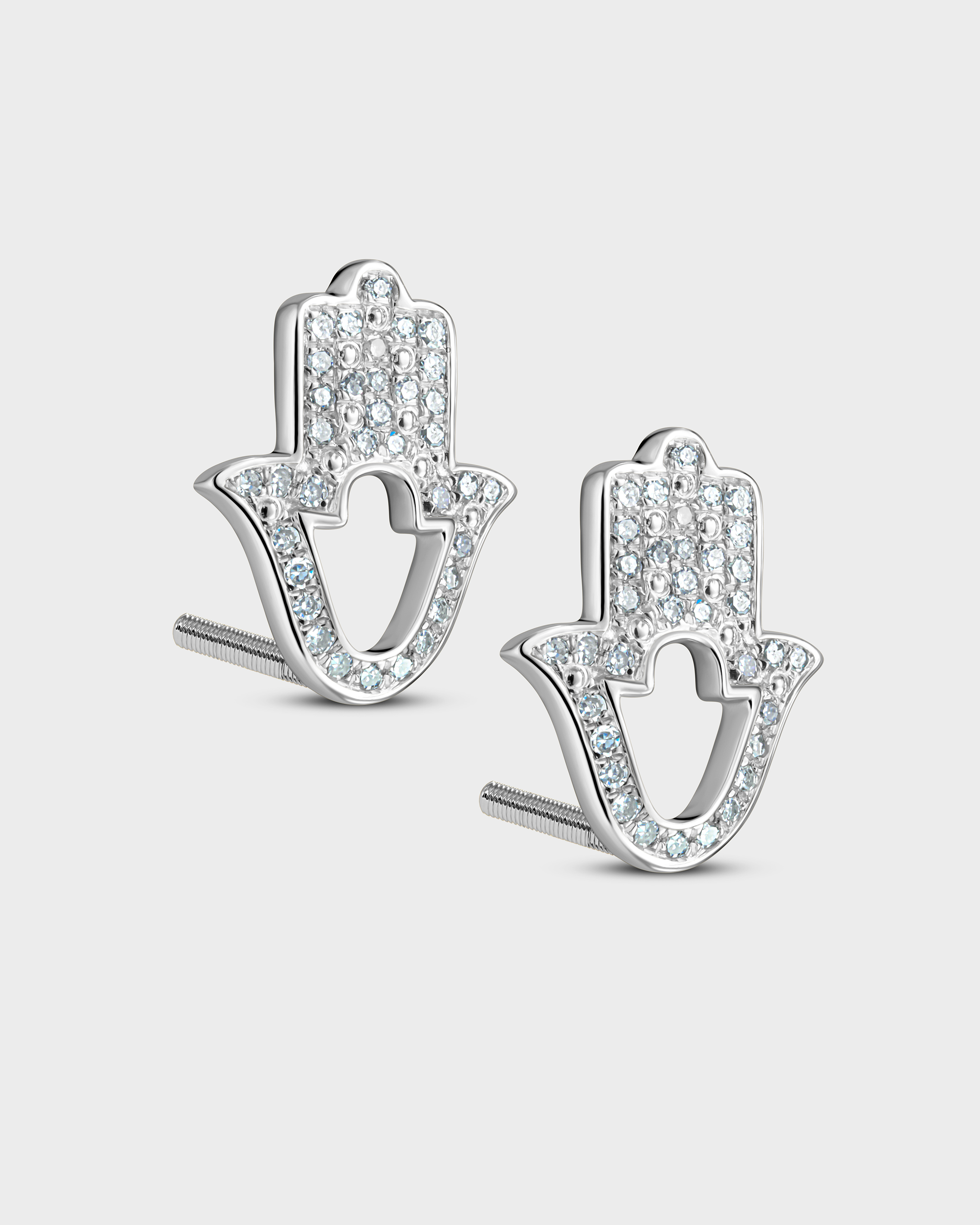 Oscar Hamsa Studs