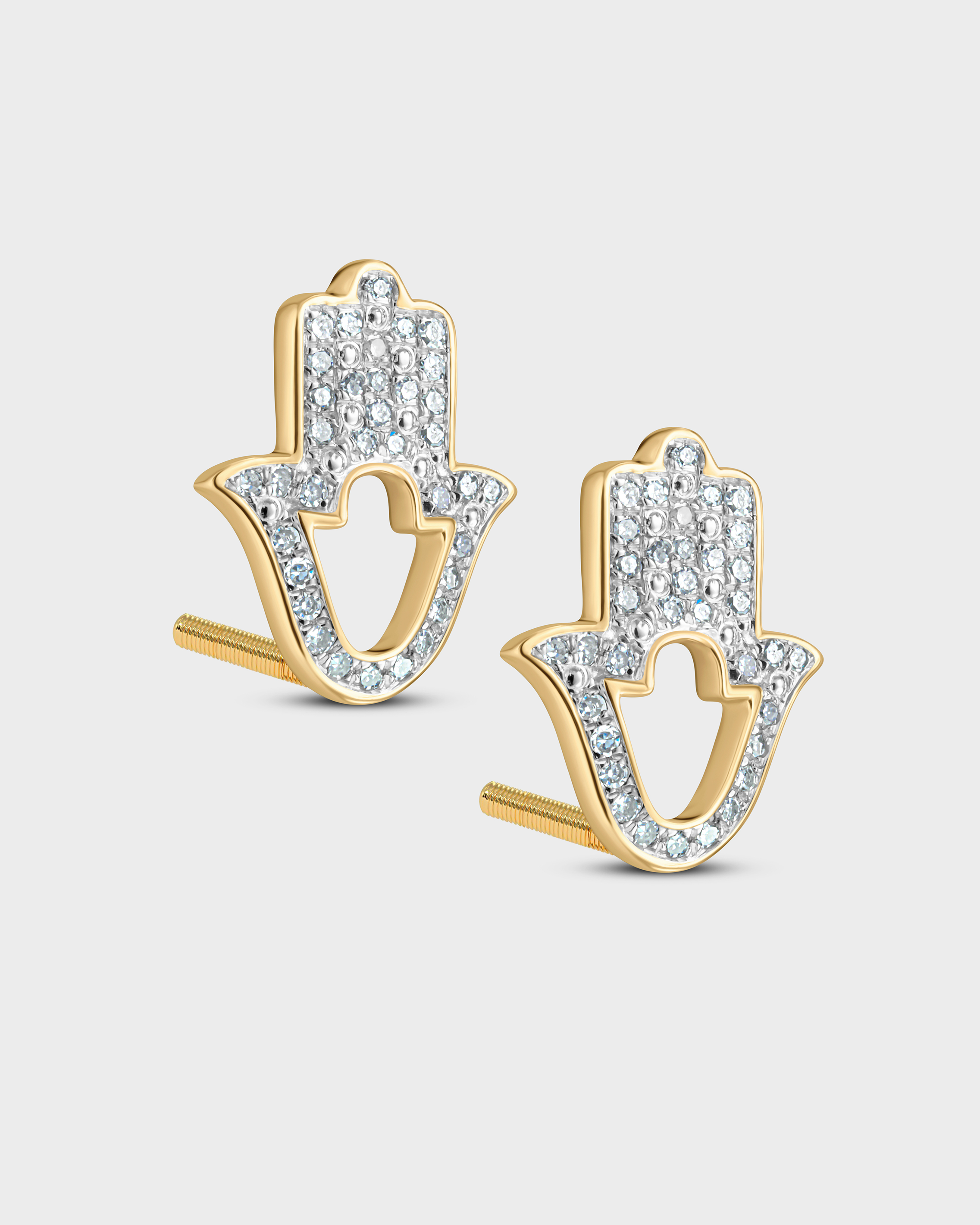 Oscar Hamsa Studs