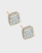 Oscar Stone Baguette Studs