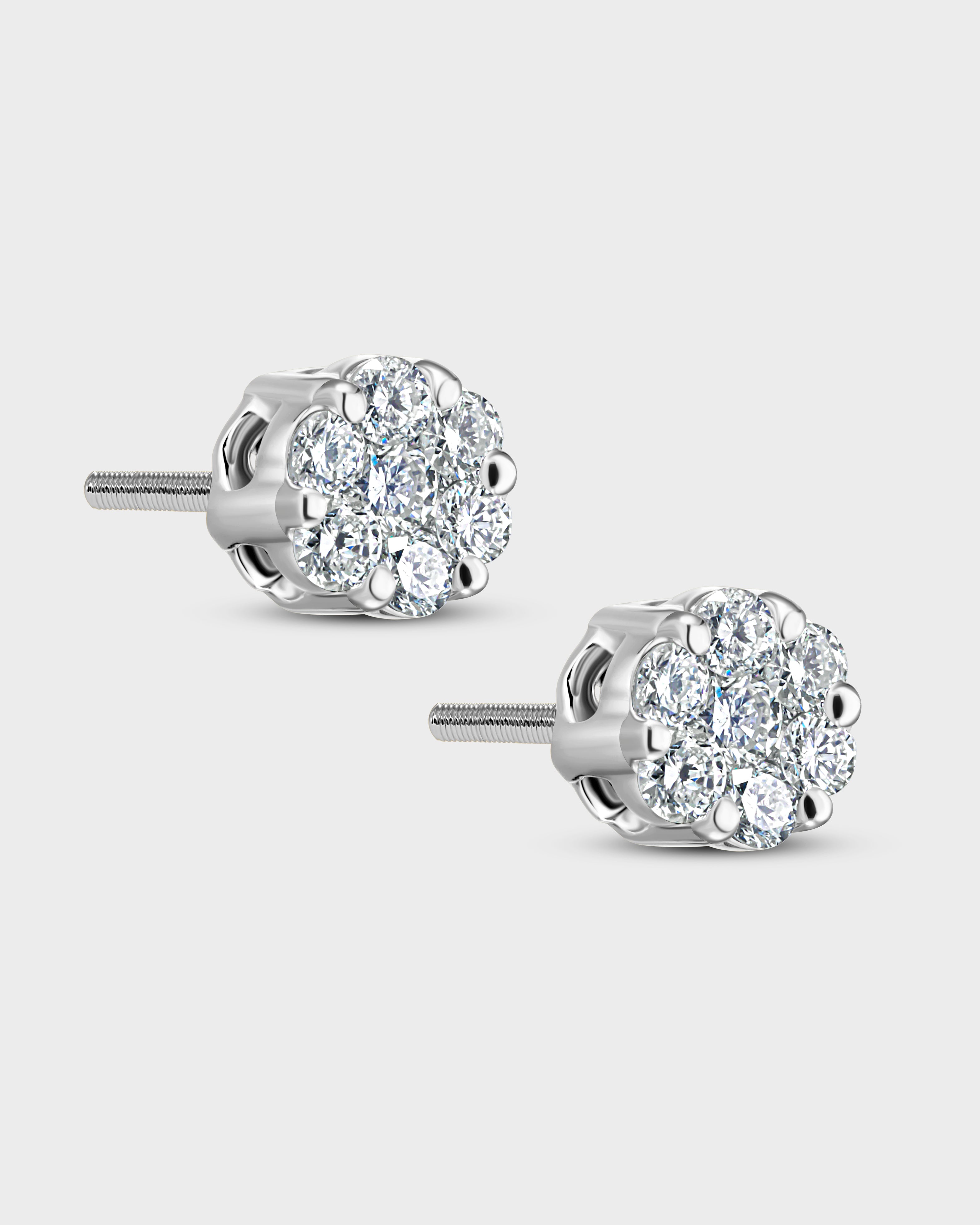 Oscar Floral Glow Stud