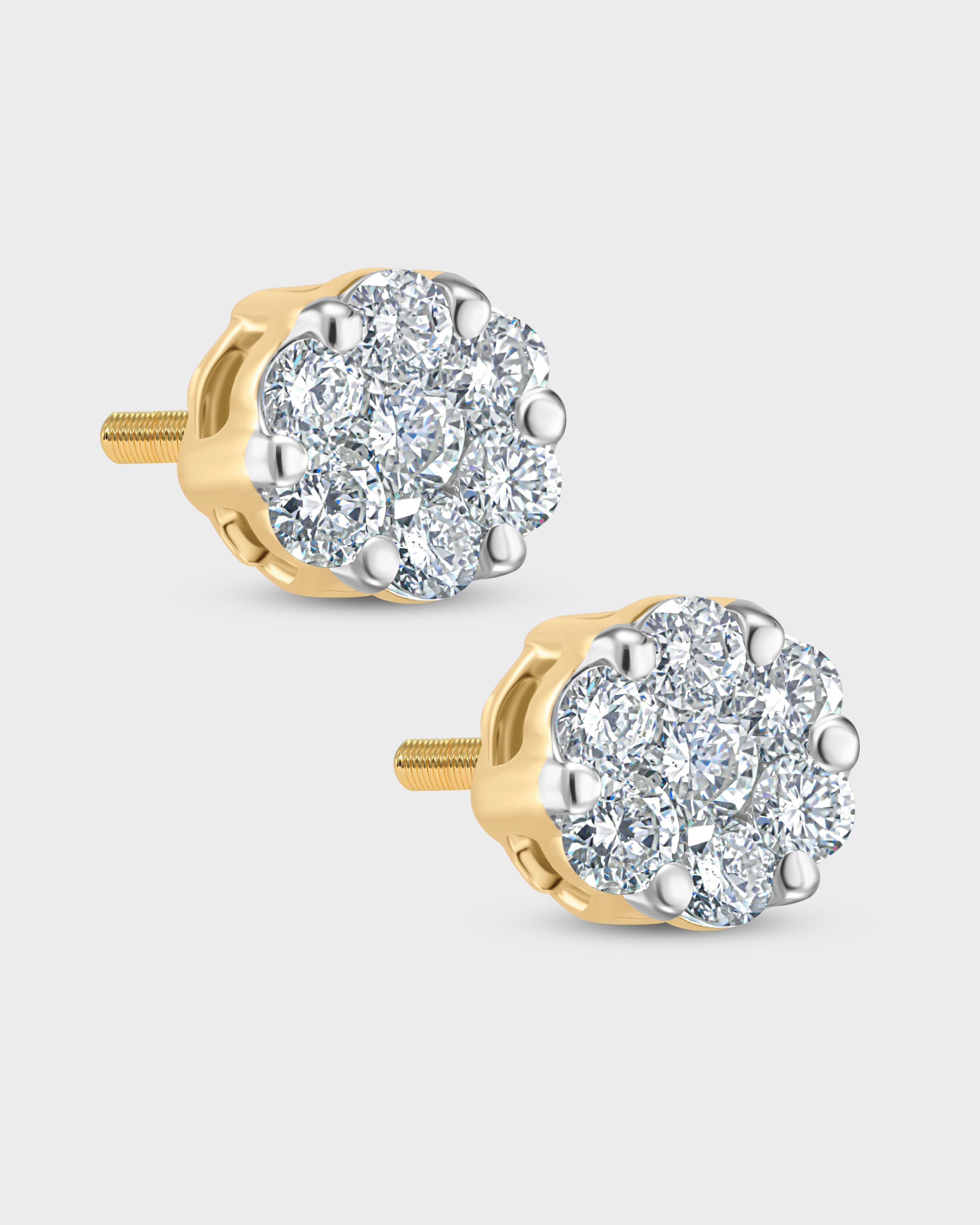 Oscar Floral Glow Stud LG