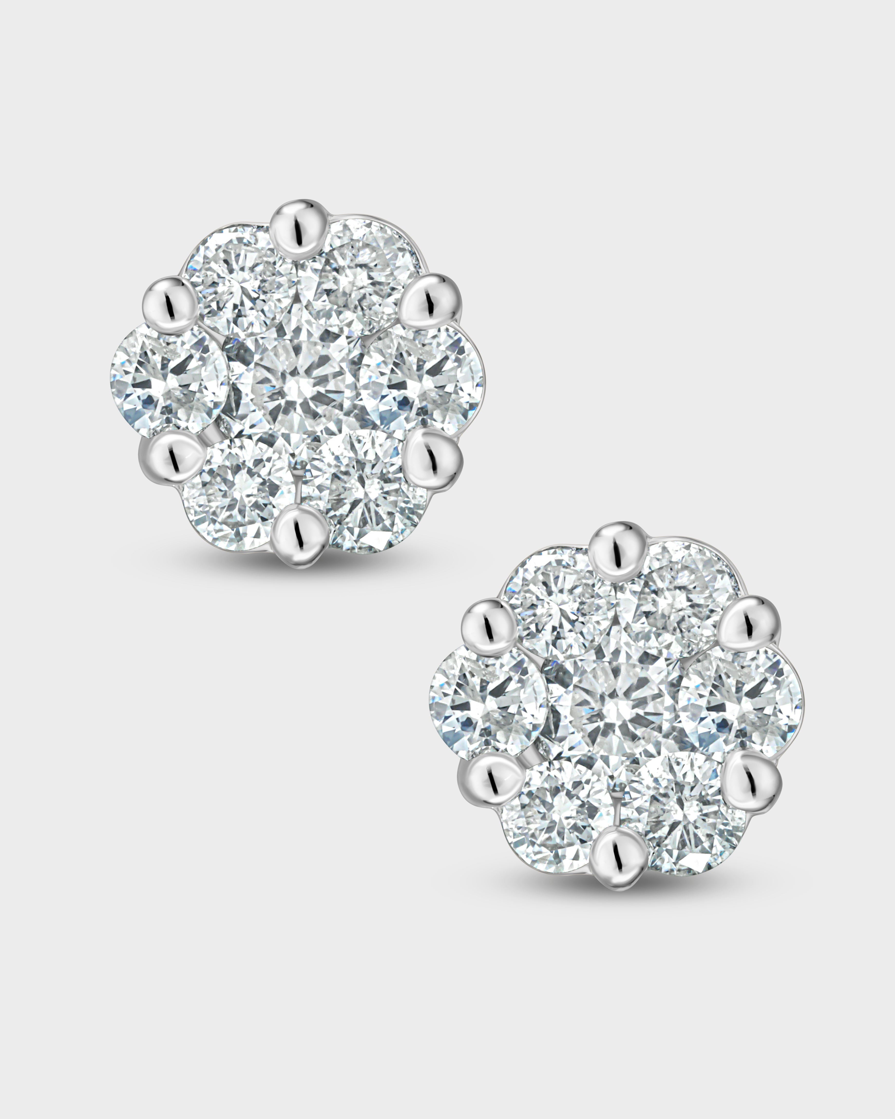 Oscar Floral Glow Stud LG