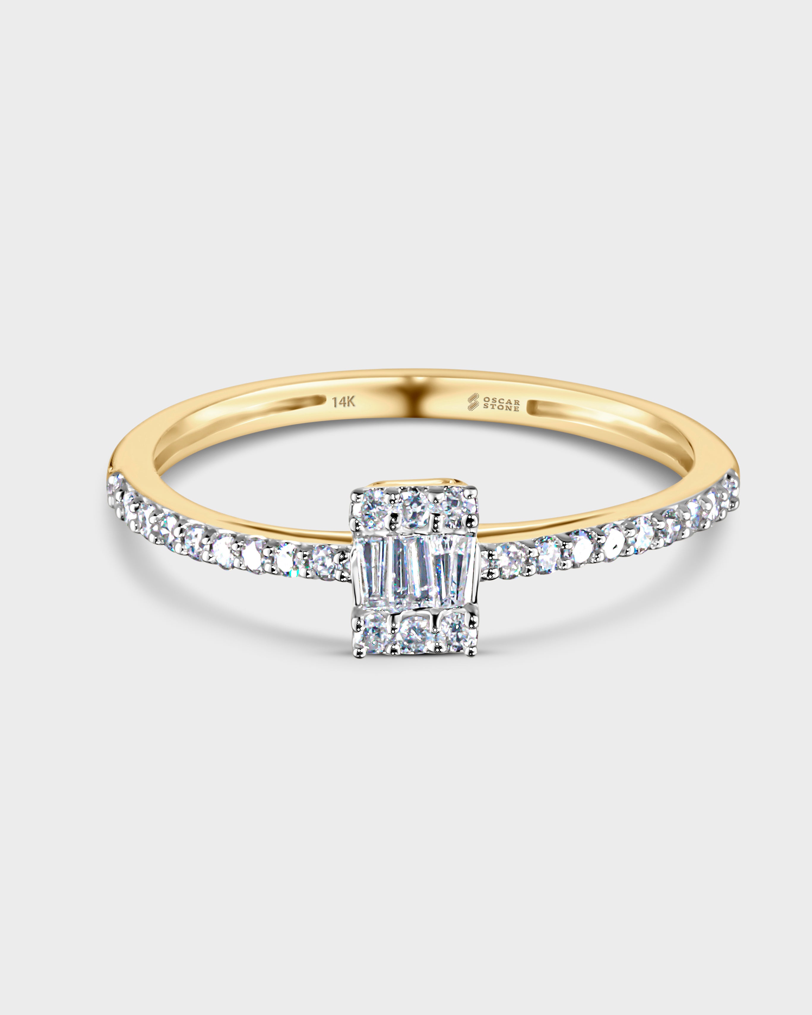 Oscar Solitaire Ring