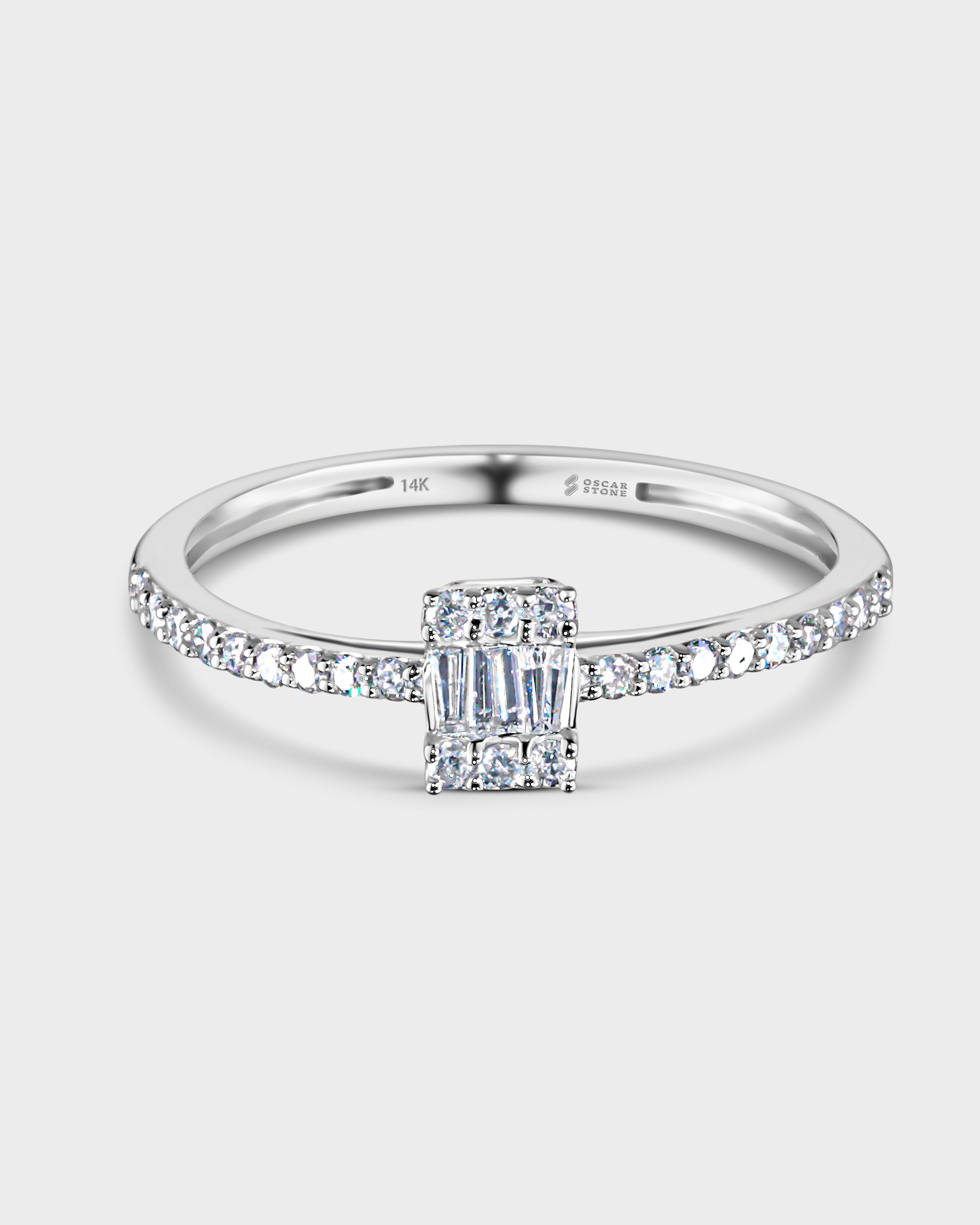 Oscar Solitaire Ring