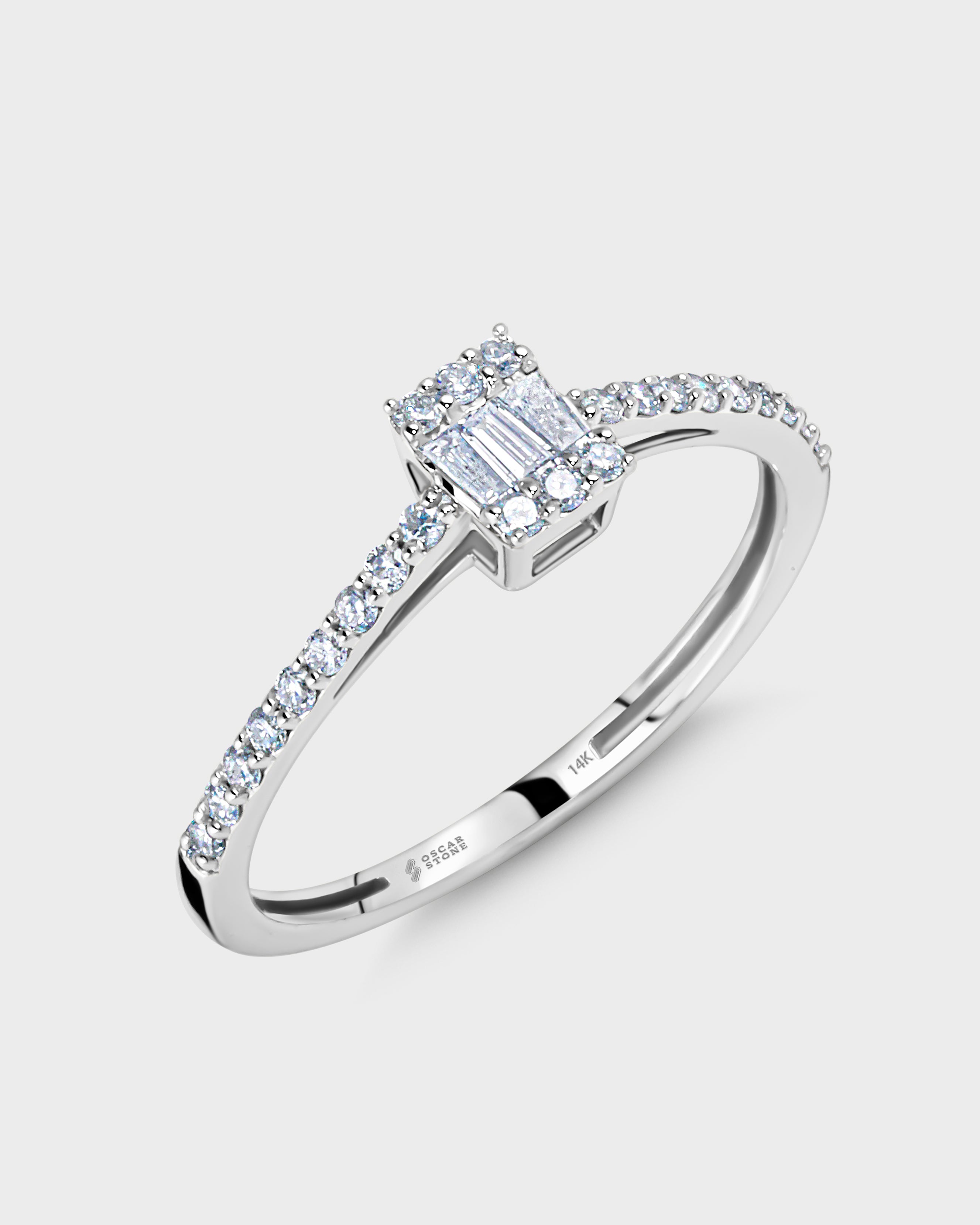 Oscar Solitaire Ring