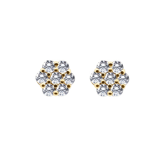 The Timeless Elegance of Gold Flower Set Earrings