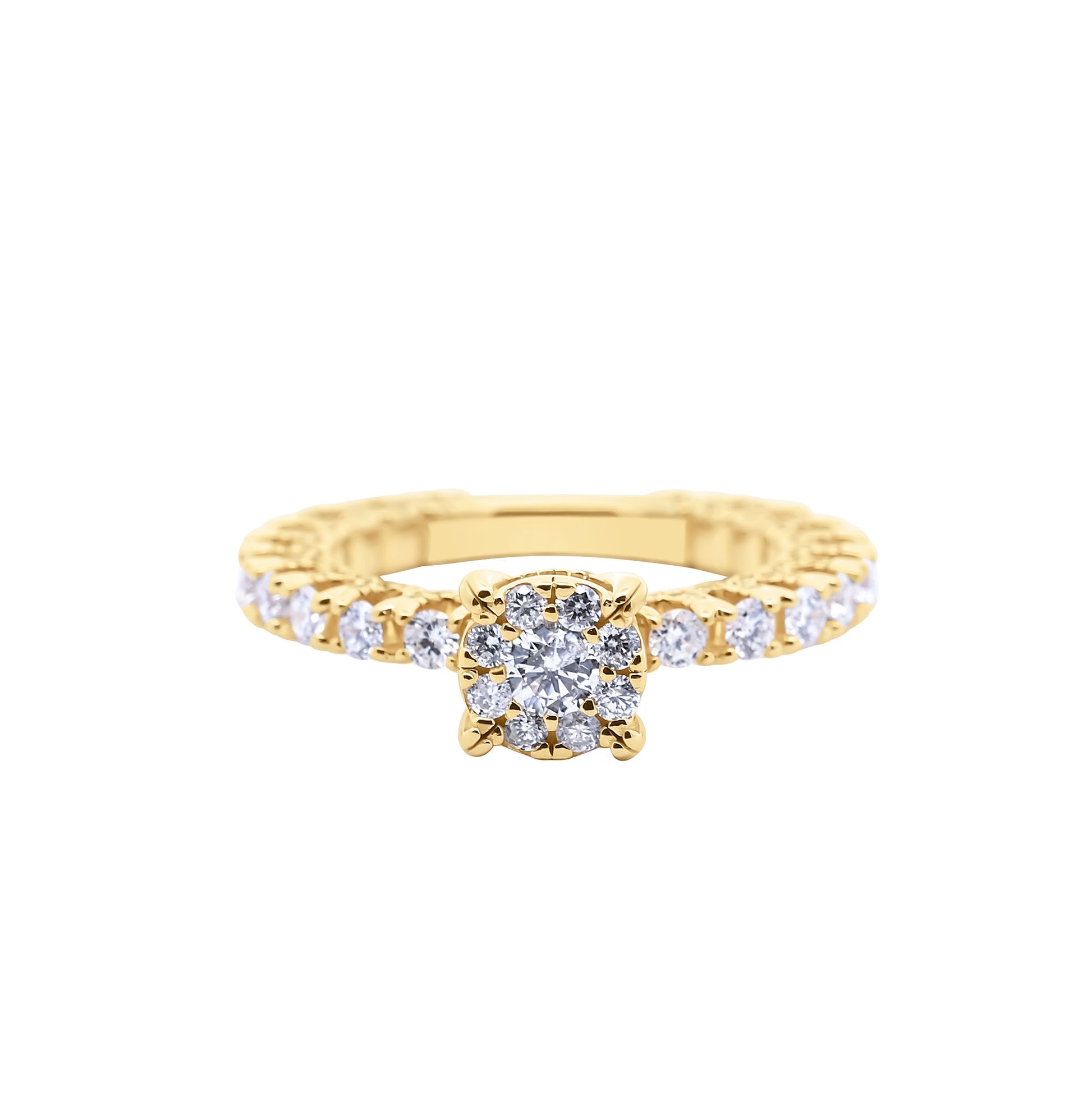 Embrace Everlasting Elegance: The 10k Diamond Infinity Engagement Ring