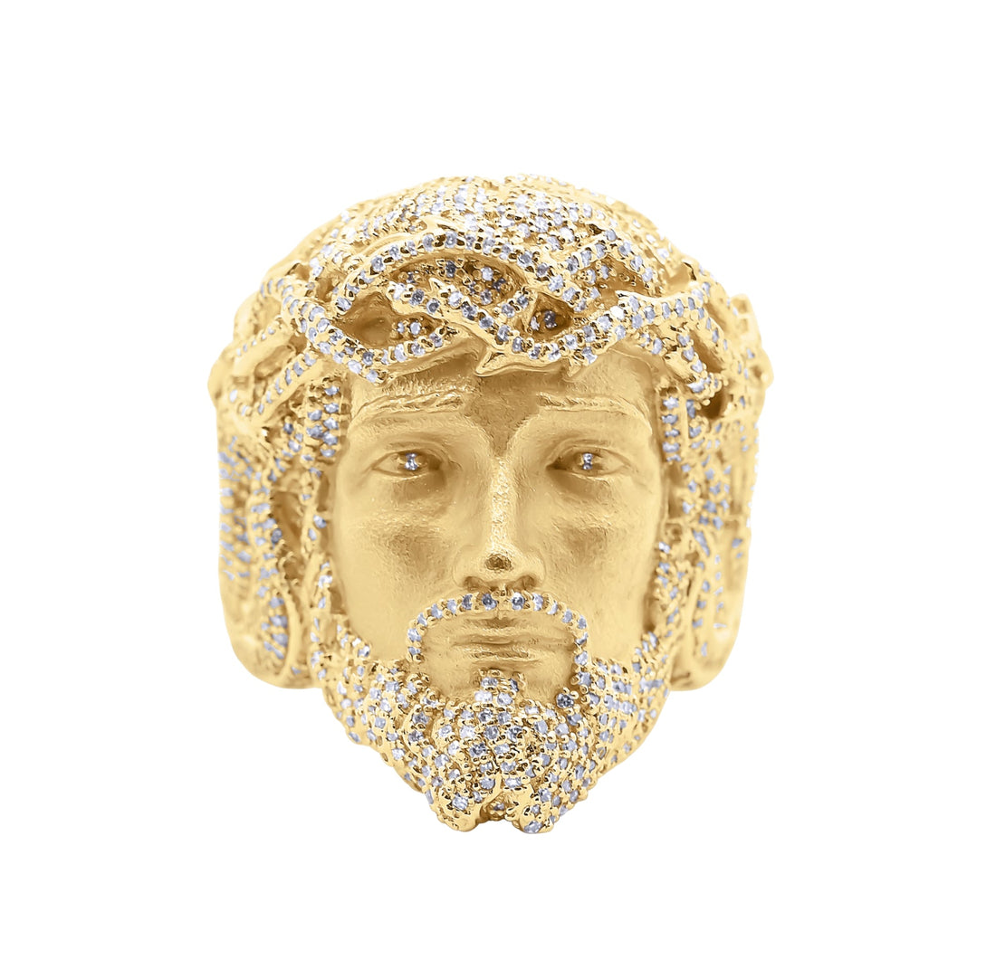 Gold Jesus Head Ring – A Spiritual Symbol in Fine Jewelry