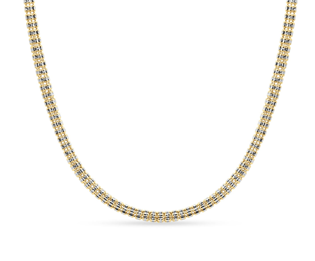 Add a Touch of Luxury to Your Collection with Our Icy Gold Ice Chain