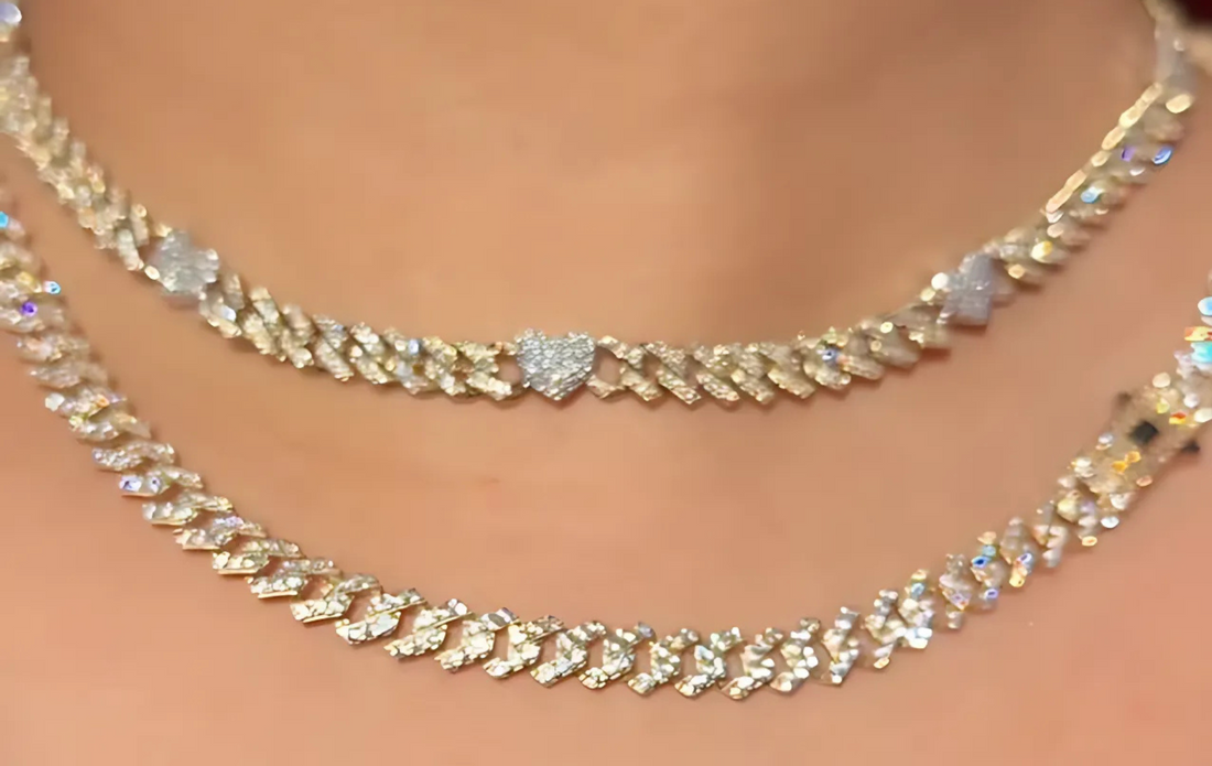 Shine Bright: The Allure of 14KT Iced-Out Cuban Chains