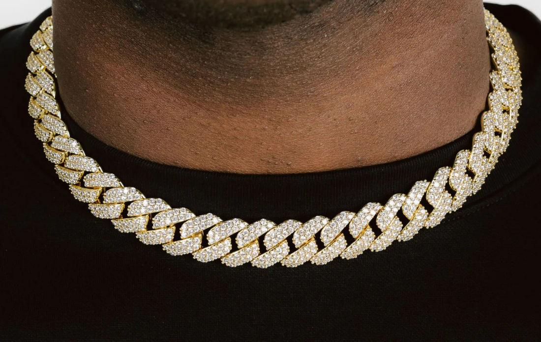 Men's Cuban Link Chains: A Stylish Statement in Gold & Silver