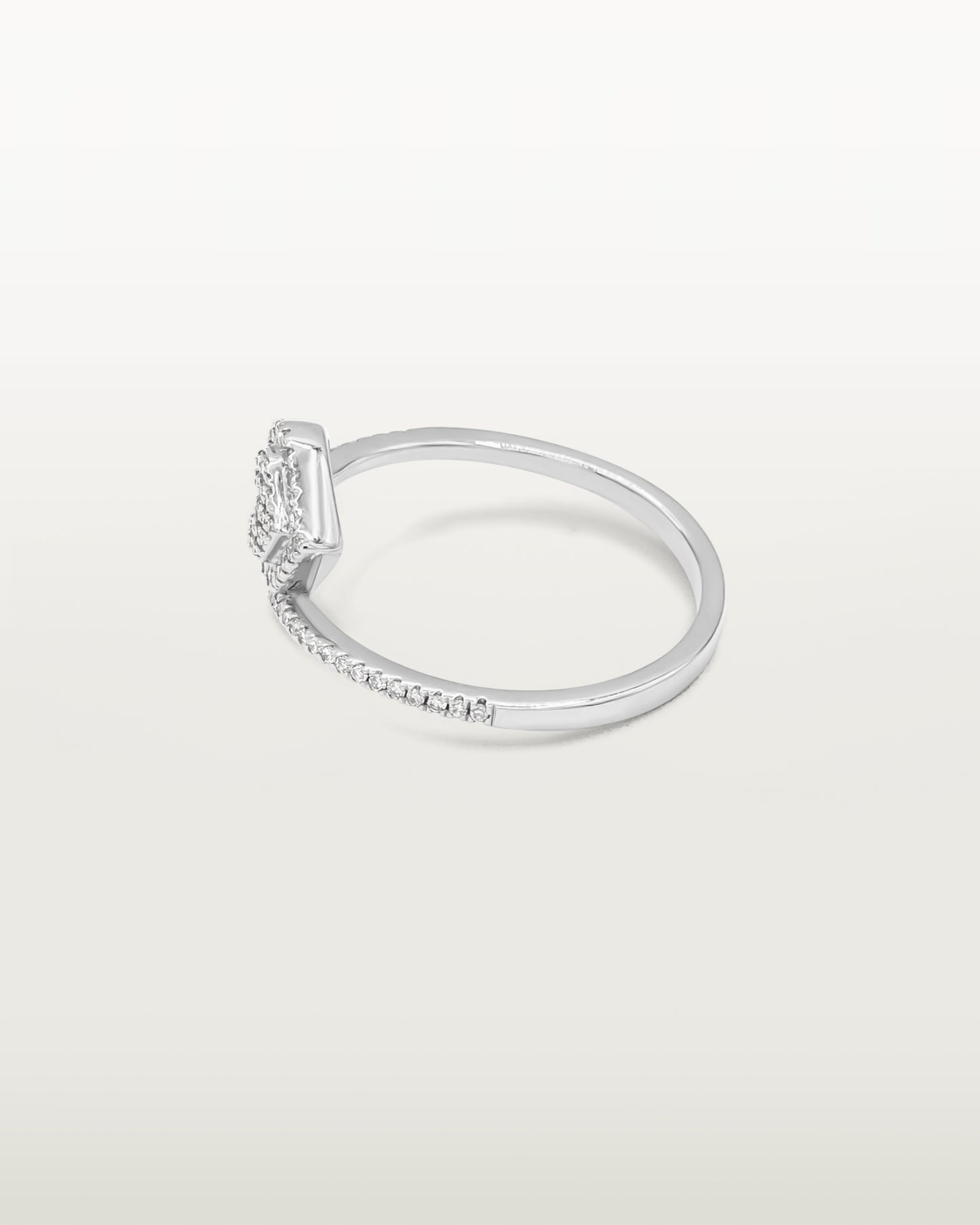 Love Heart Diamond Ring