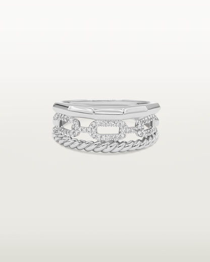 Stacked Luxe Diamond Ring