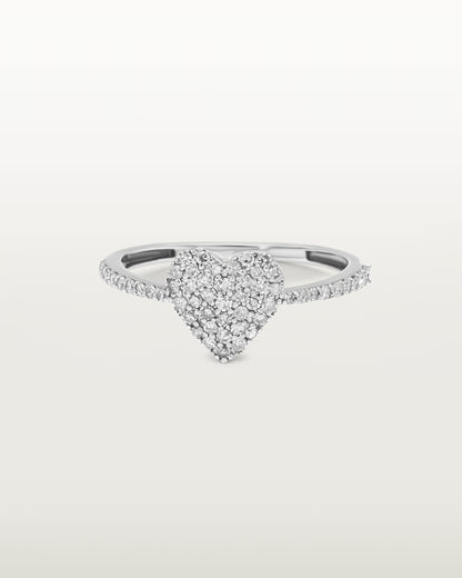 Devotion Diamond Heart Ring