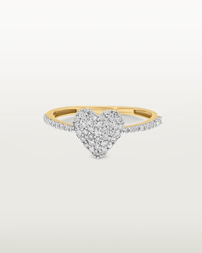 Devotion Diamond Heart Ring