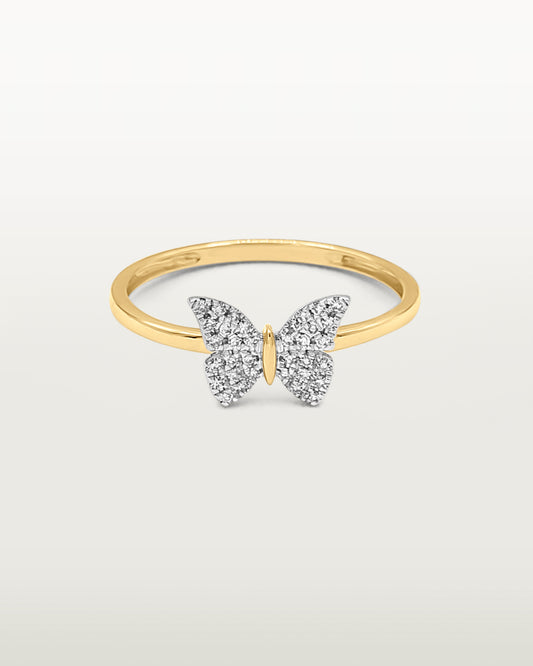 Butterfly Elegance Diamond Ring