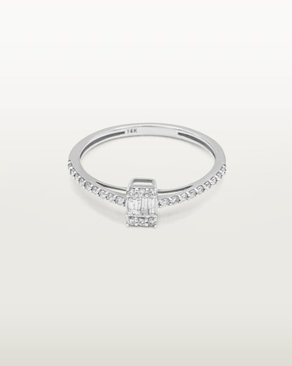 Spark Diamond Solitaire Ring