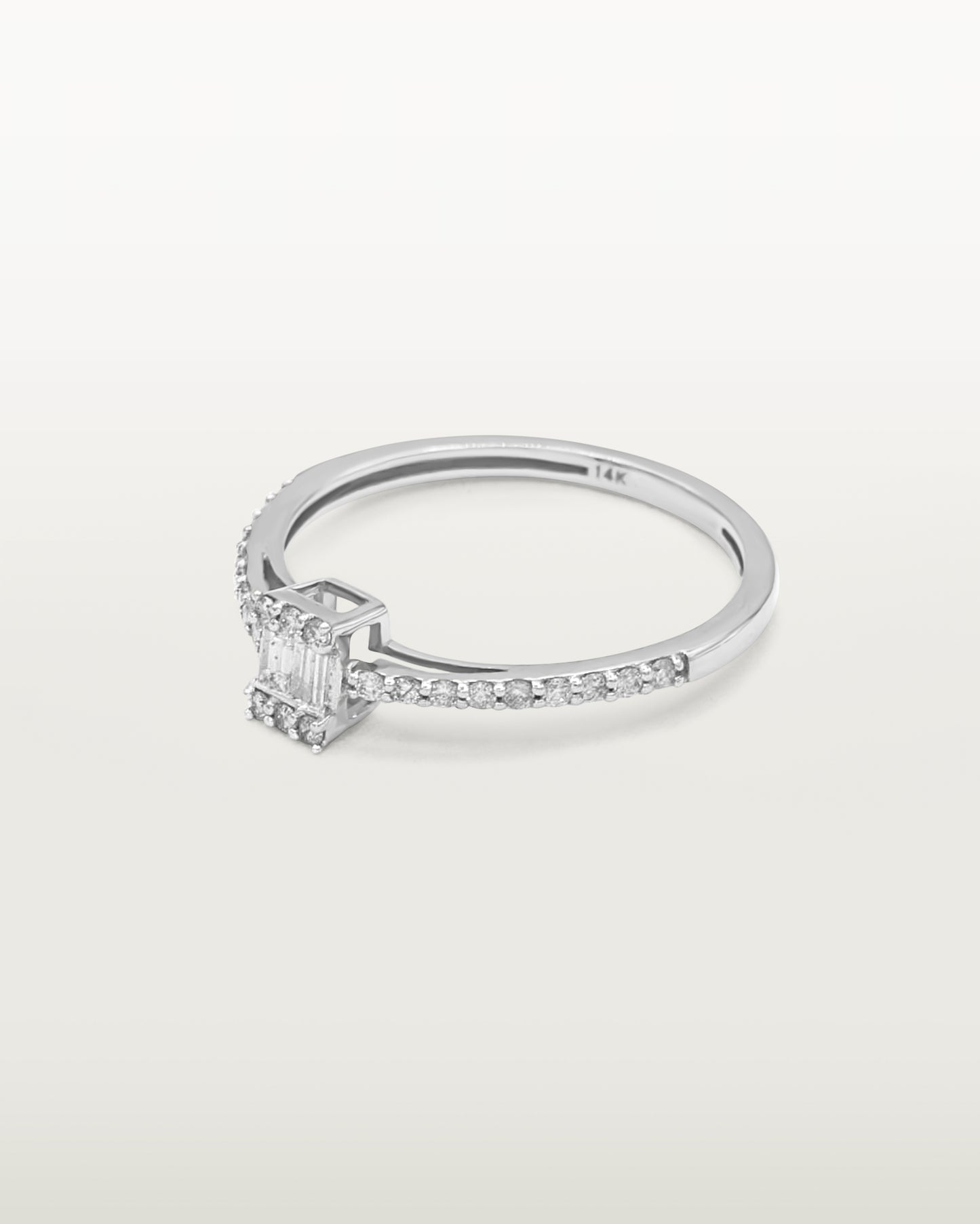 Spark Diamond Solitaire Ring