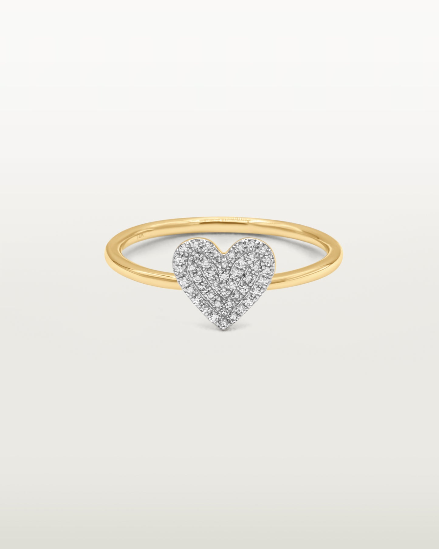 Romance Heart Diamond Ring