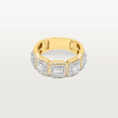 Baguettes Square-Cut Eternity Band