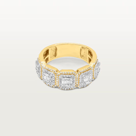 Baguettes Square-Cut Eternity Band