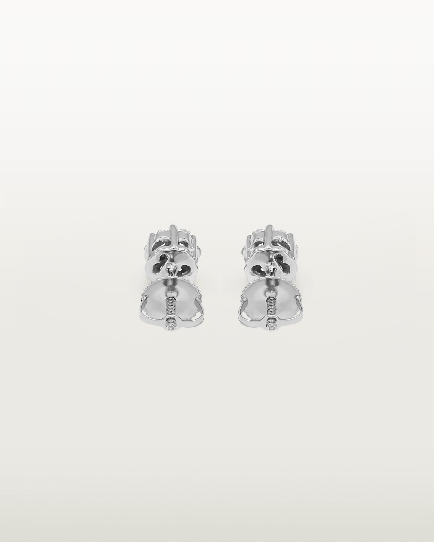 Floral Glow Diamond Stud Earrings LG