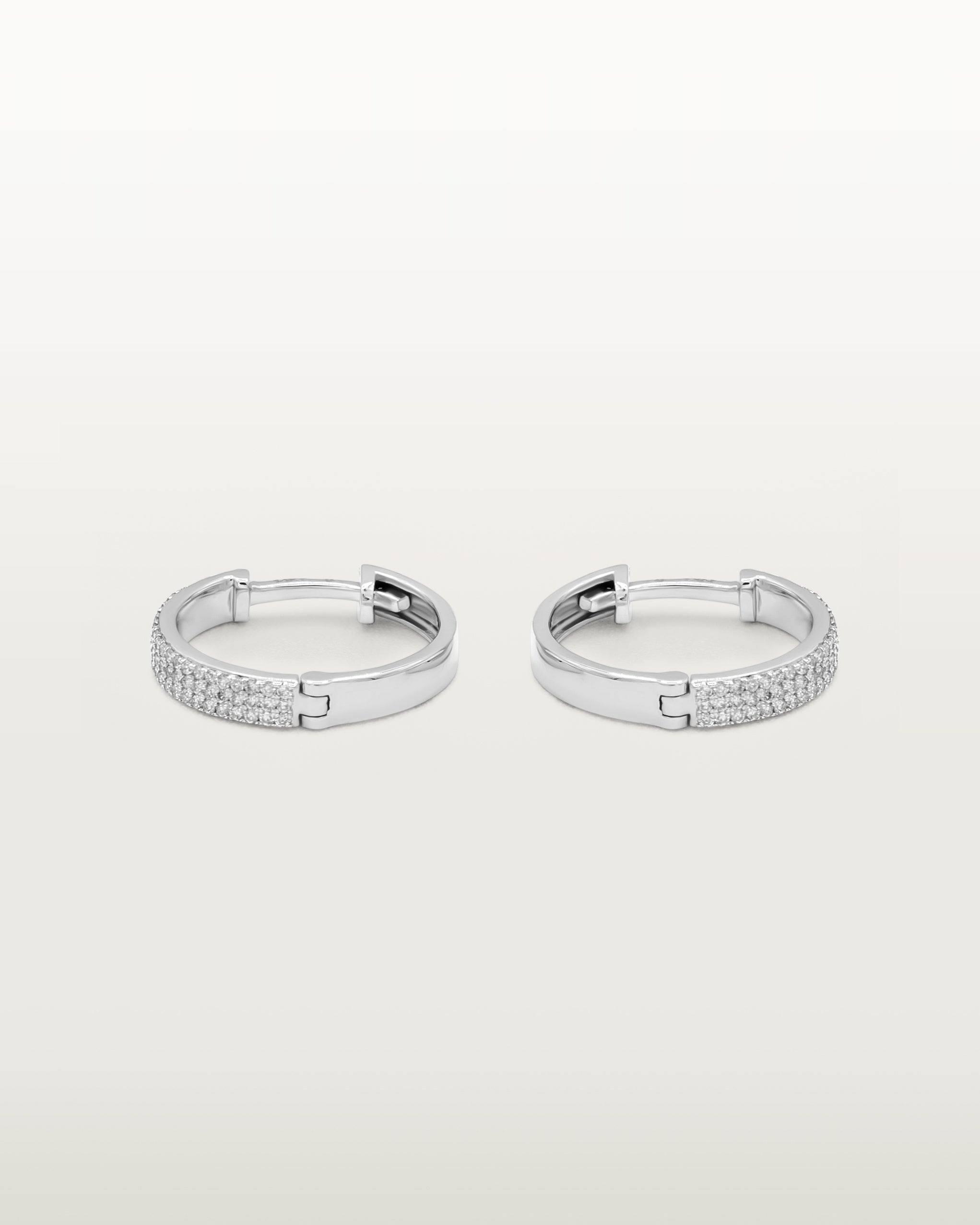 Oscar Shimmering Stone Hoops