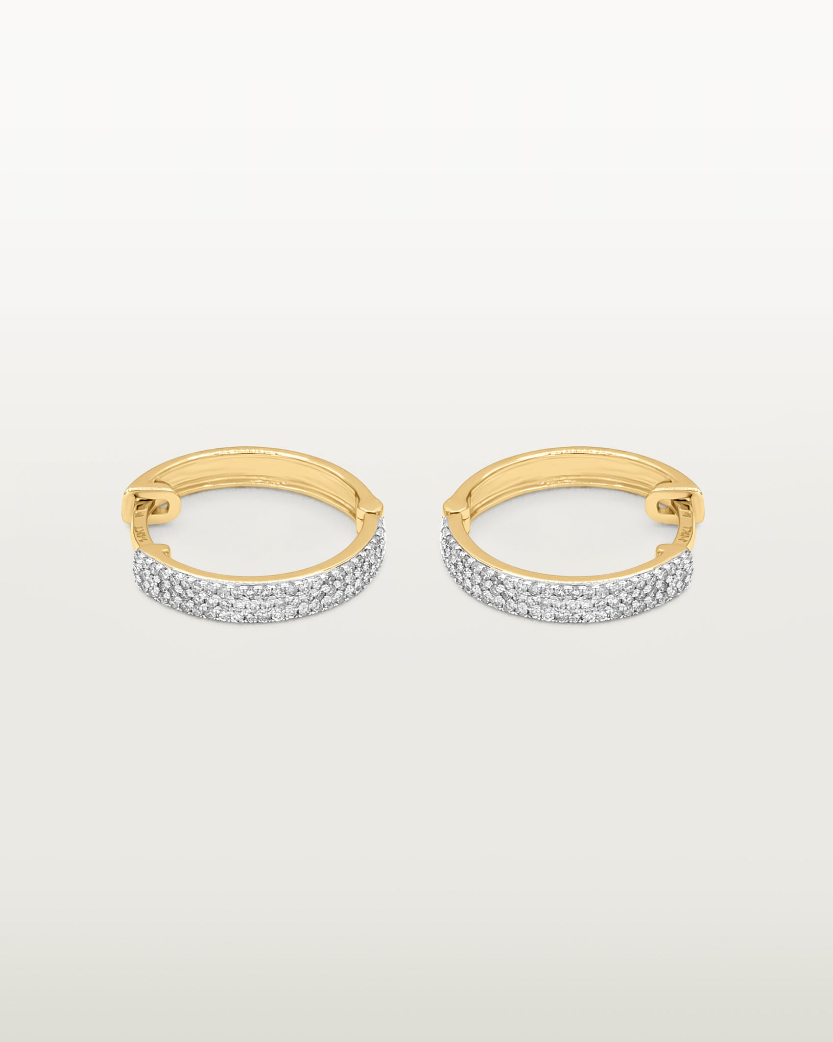 Oscar Shimmering Stone Hoops