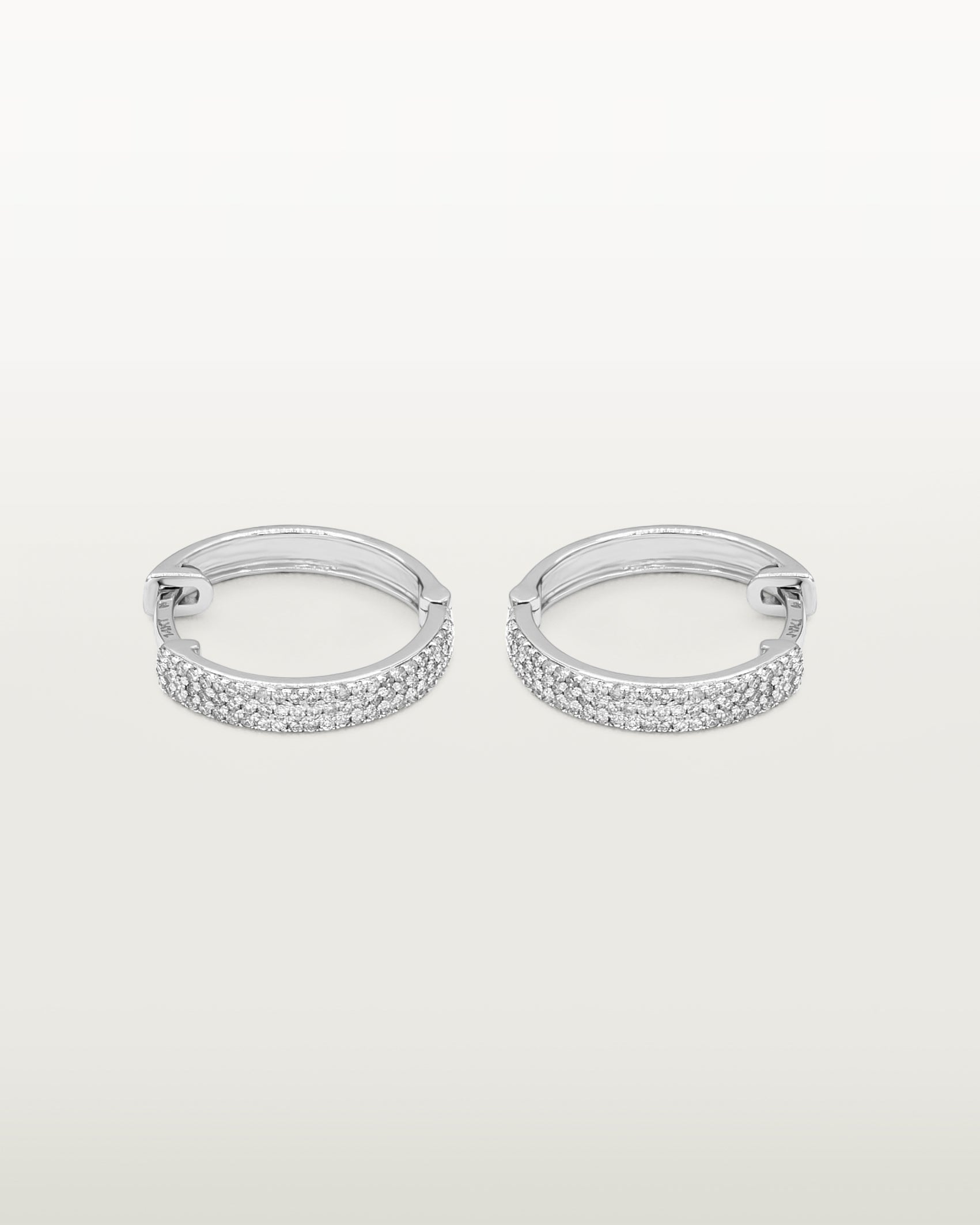Oscar Shimmering Stone Hoops