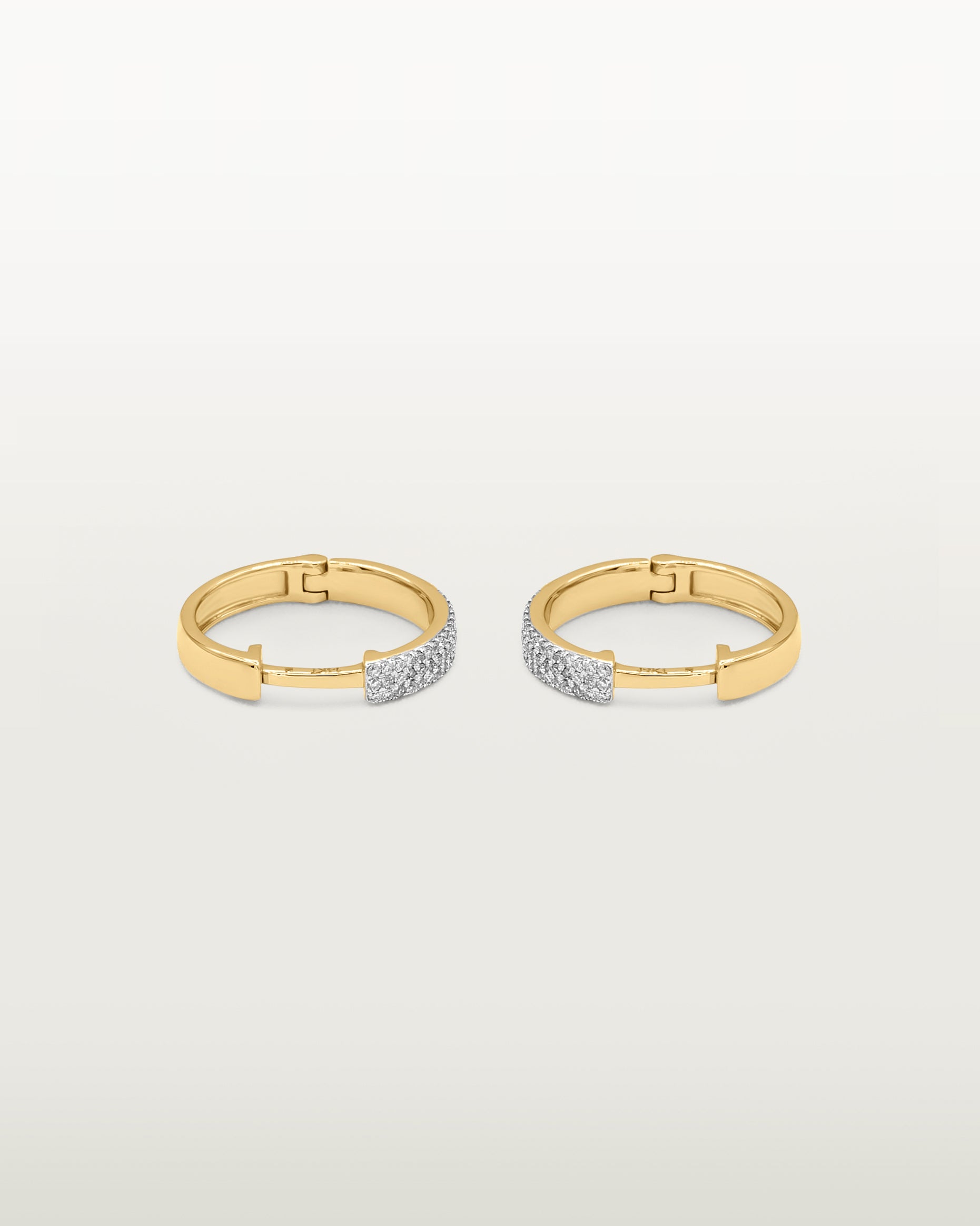 Oscar Shimmering Stone Hoops