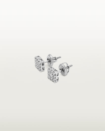 Luminous Spark Diamond Stud Earrings