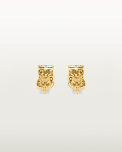 Luminous Spark Diamond Stud Earrings