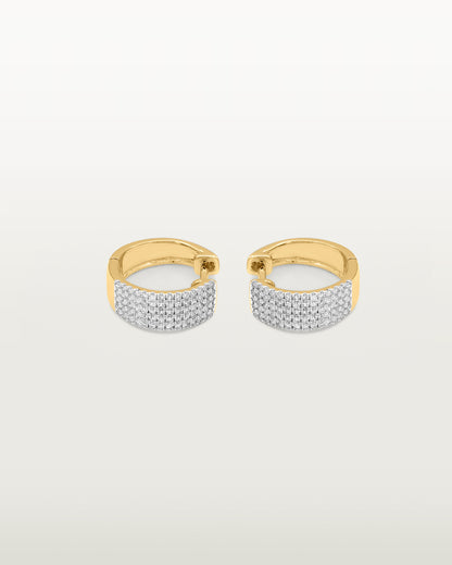 Diamond Casacade Hoops