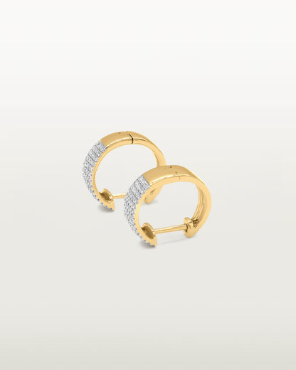 Diamond Casacade Hoops