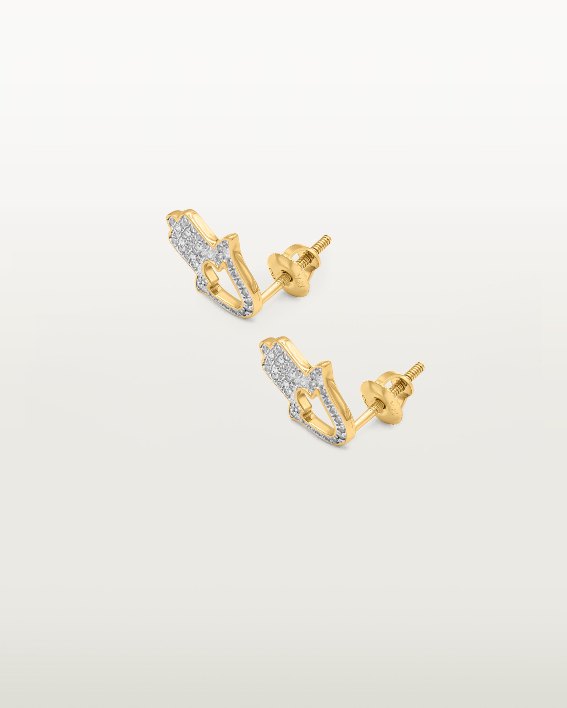 Oscar Hamsa Studs