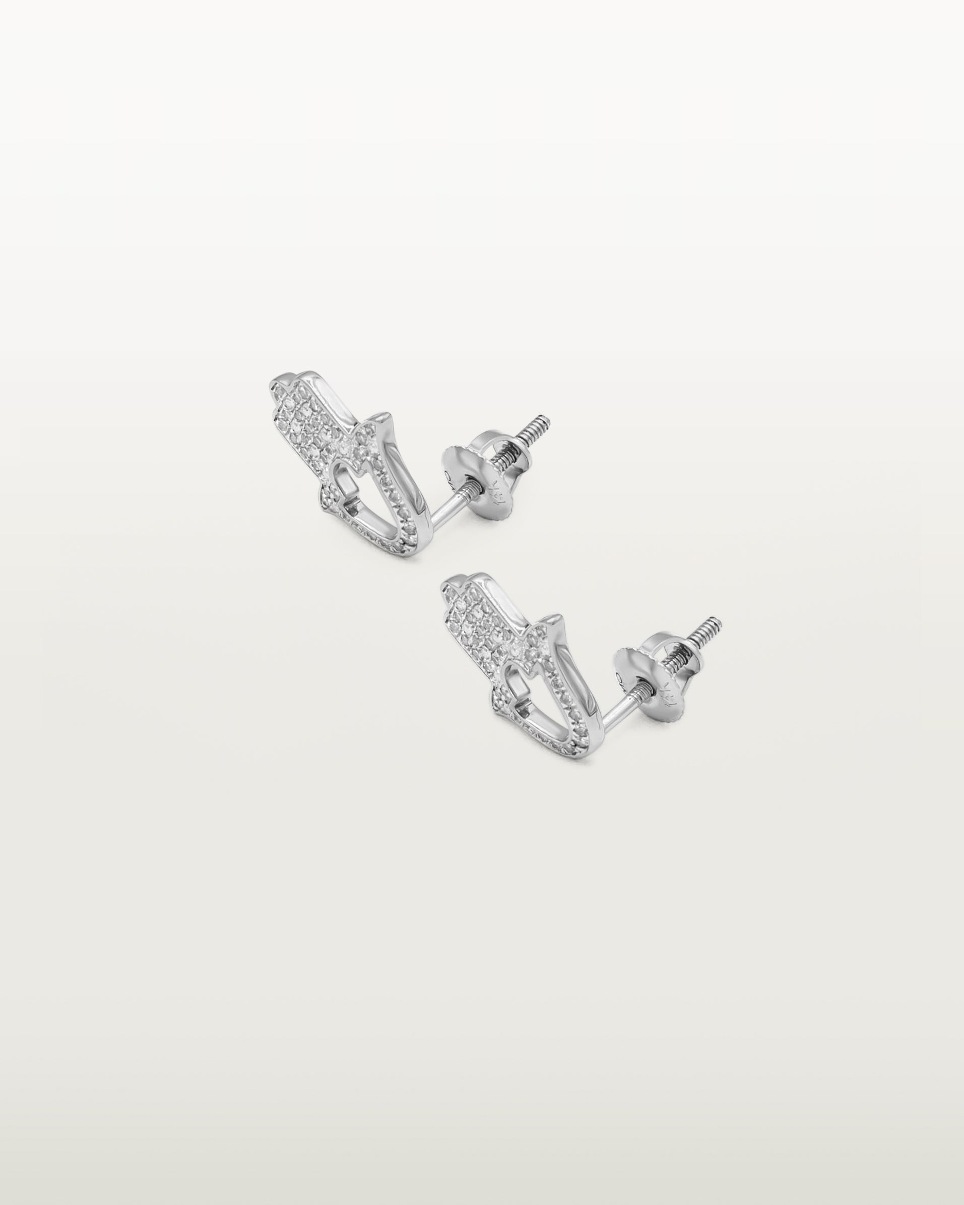 Oscar Hamsa Studs