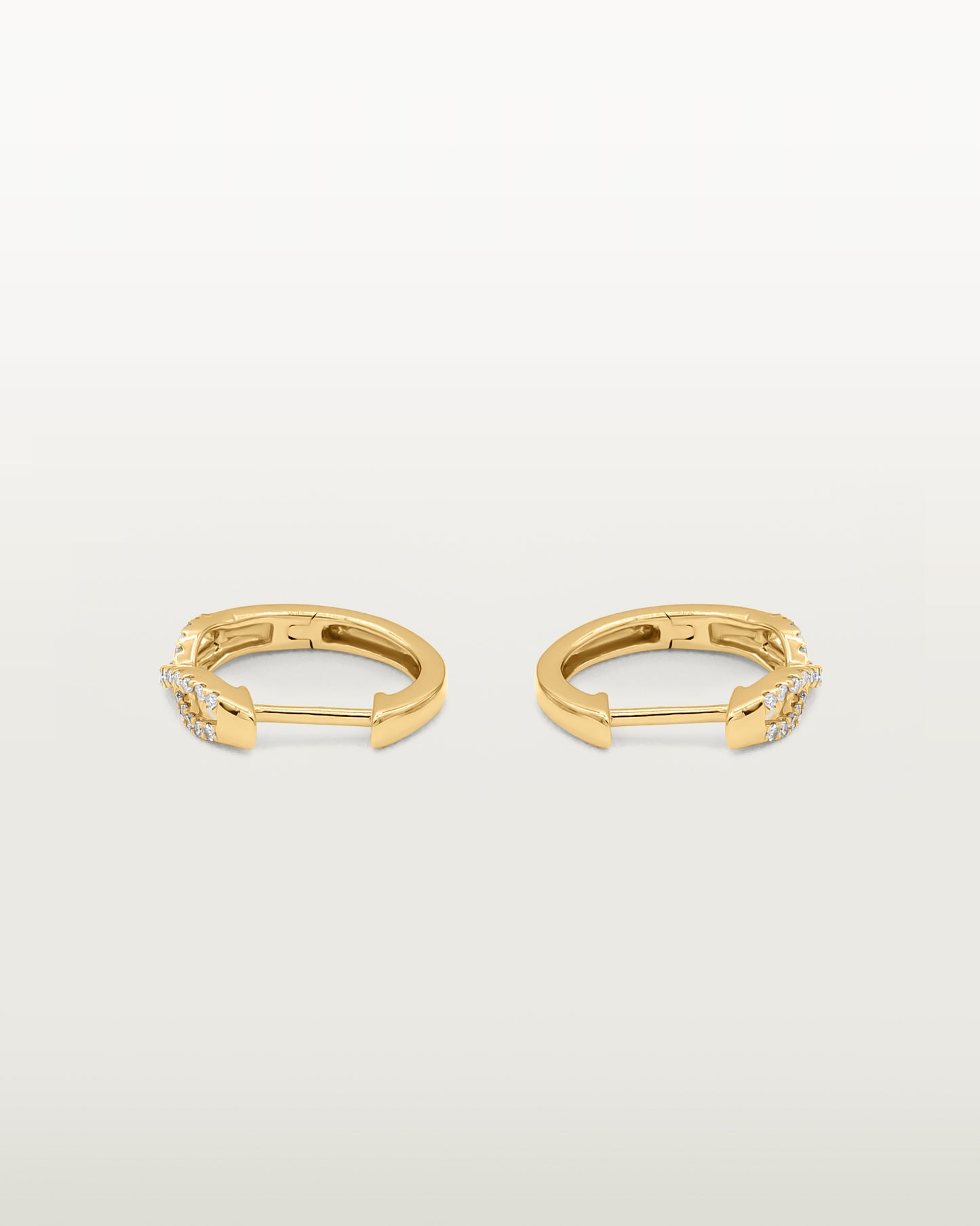 14K Infinity Spark Diamond Hoops