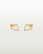 Heart of Fire Studs