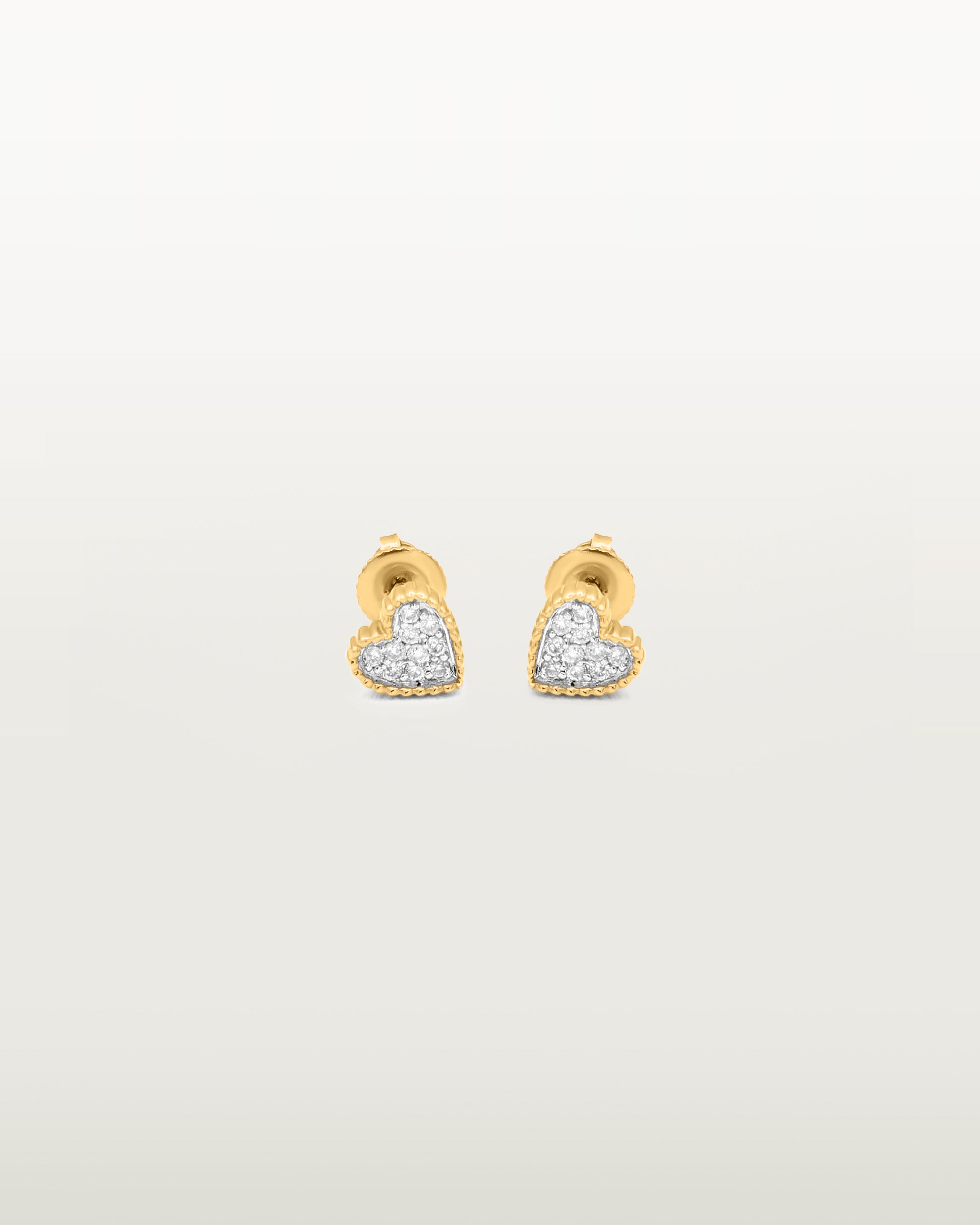 Oscar Petite Heart Studs