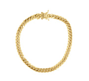 Gold Miami Cuban Link Bracelet 5mm