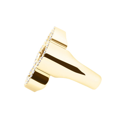 Divine Baguette Cross Ring