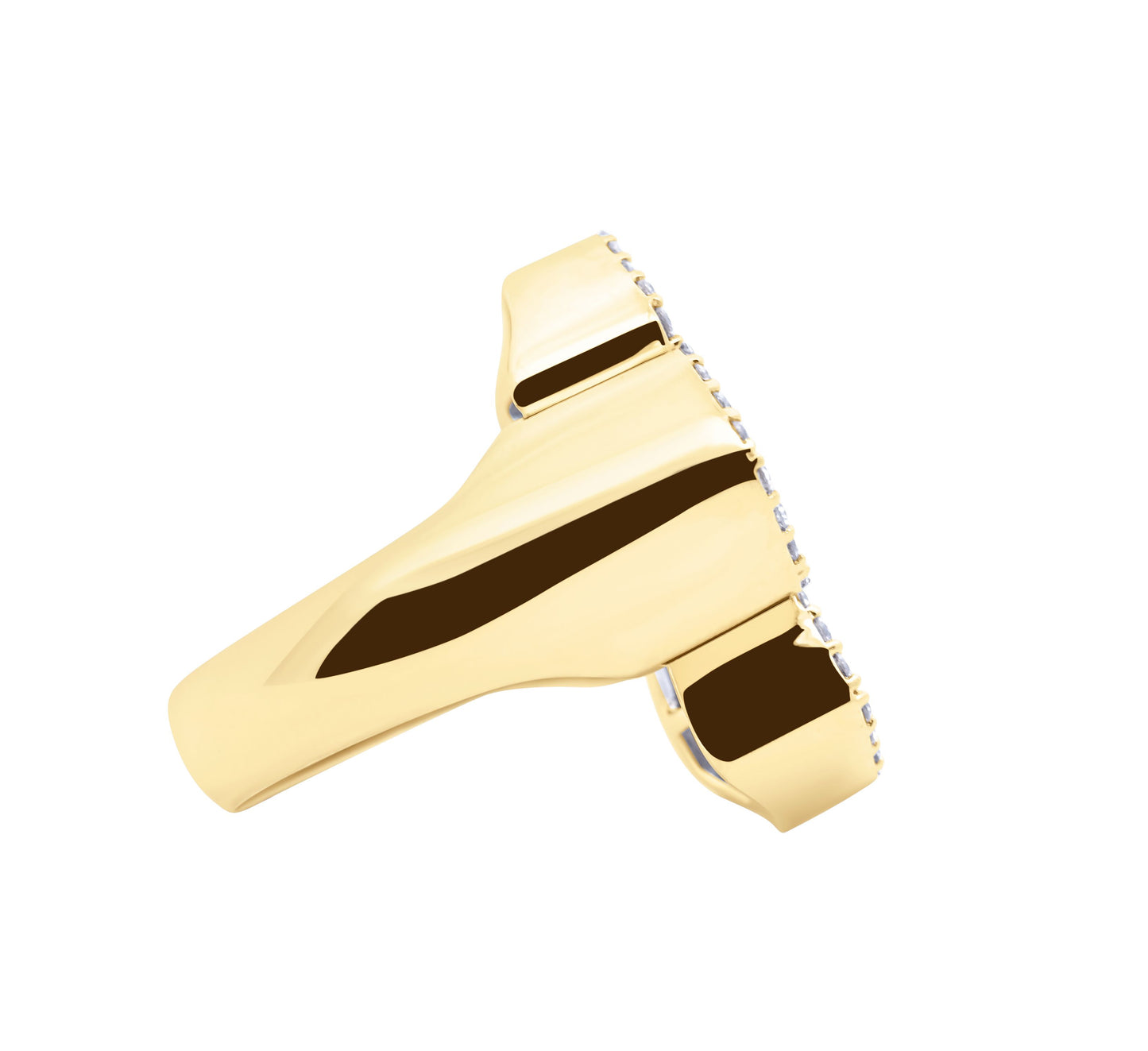 Divine Baguette Cross Ring