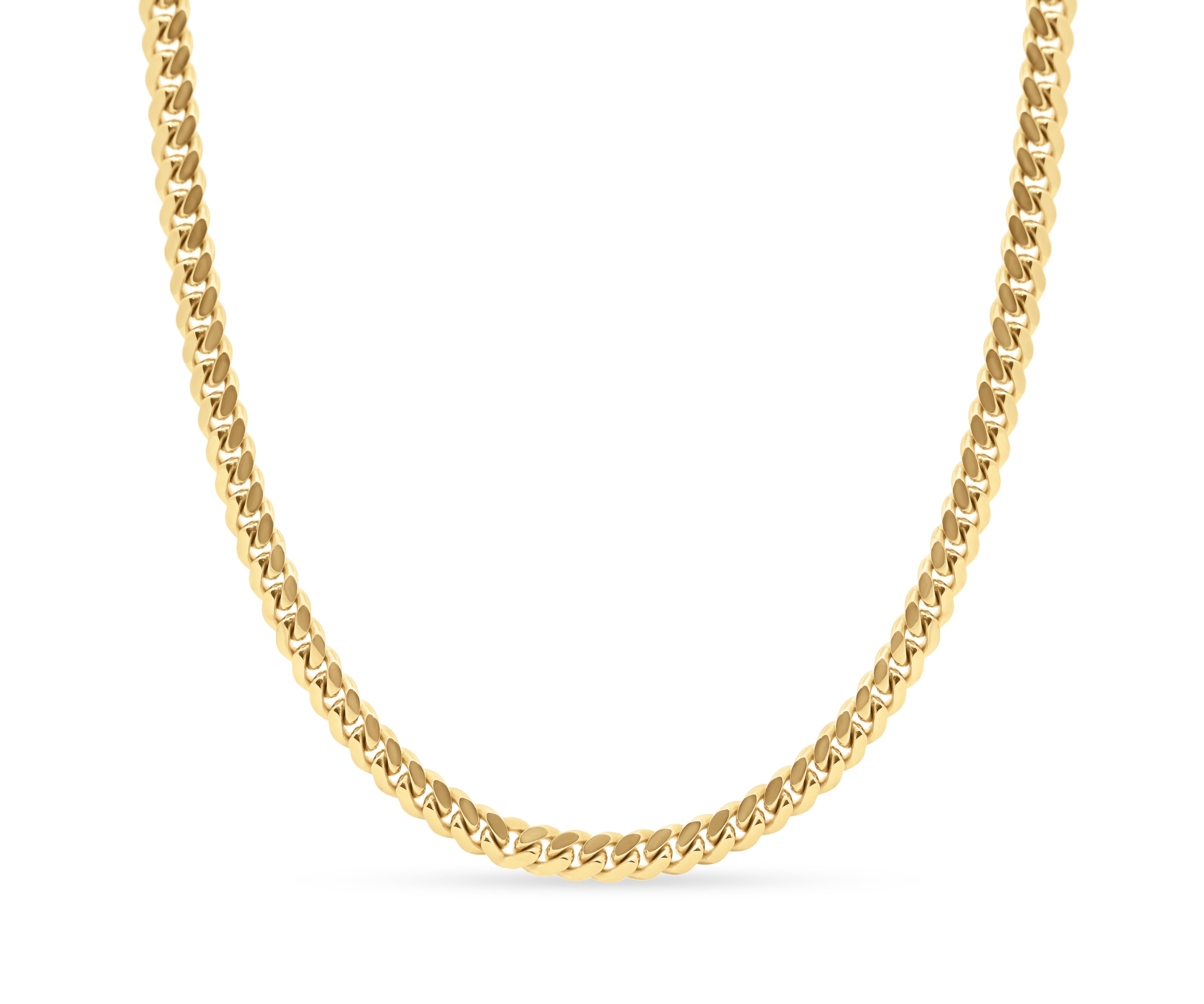 Solid Miami Cuban Chain 3mm