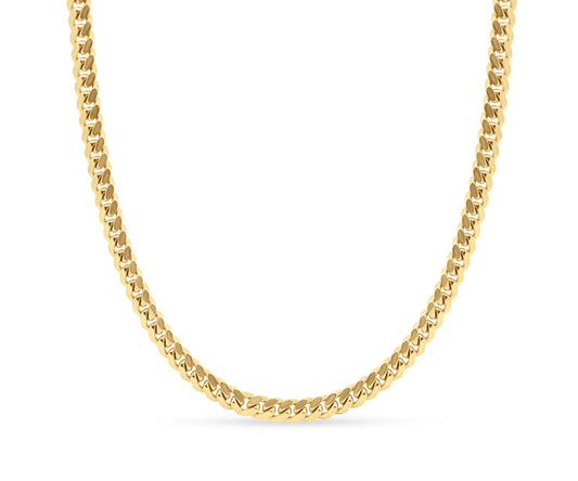 Solid Miami Cuban Chain 3mm