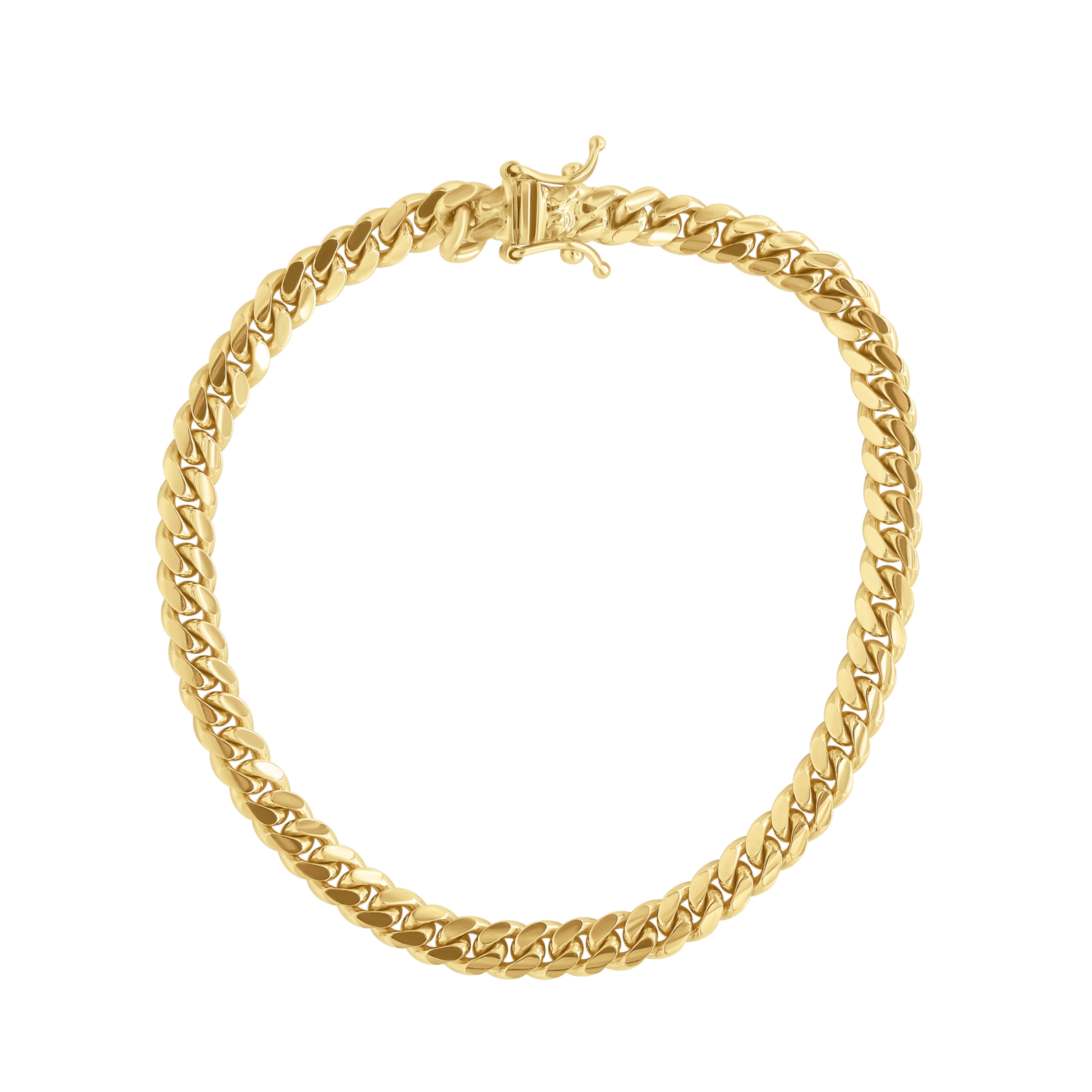 Gold Miami Cuban Link Bracelet 5mm