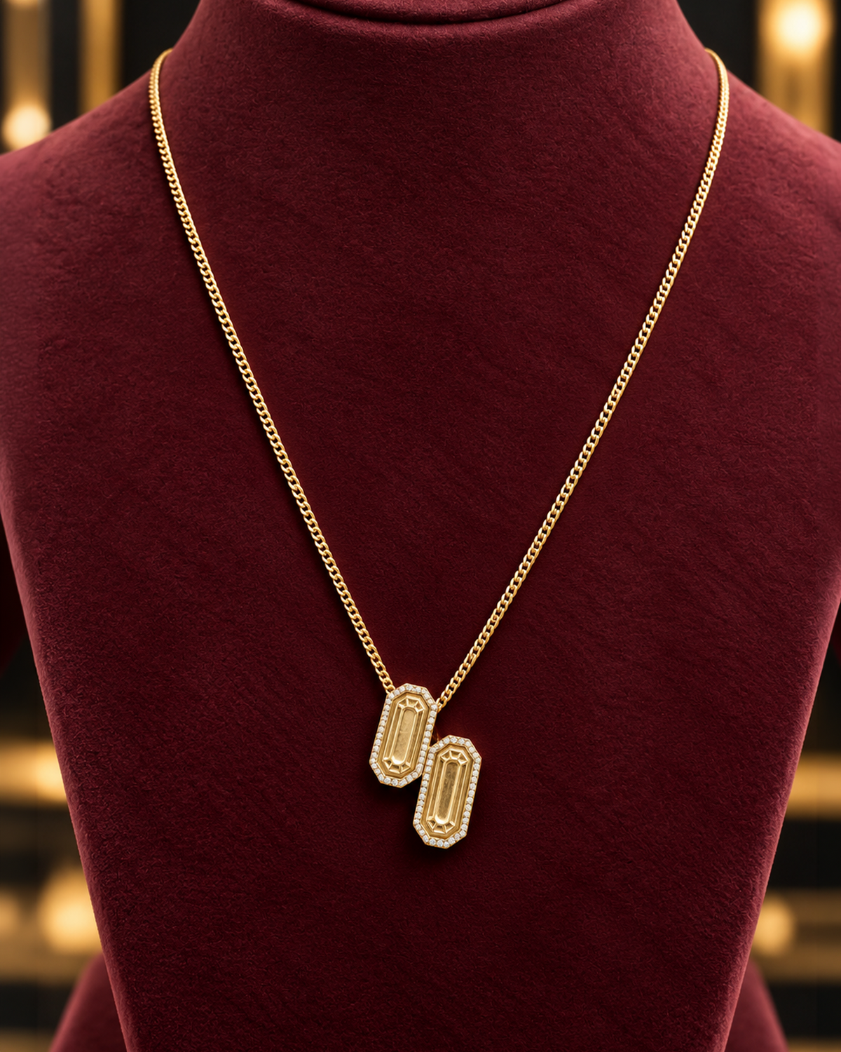 Oscar Stone Diamond Pendant