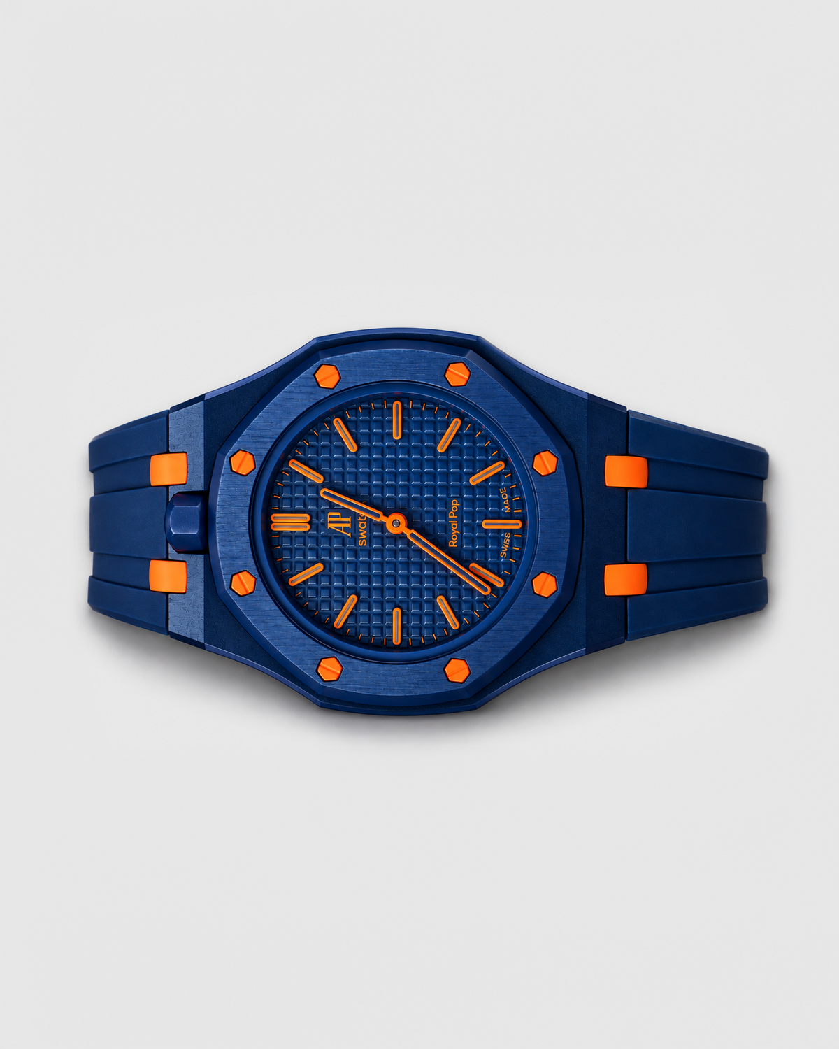 AP x Swatch Royal Pop w/ Rubber Band