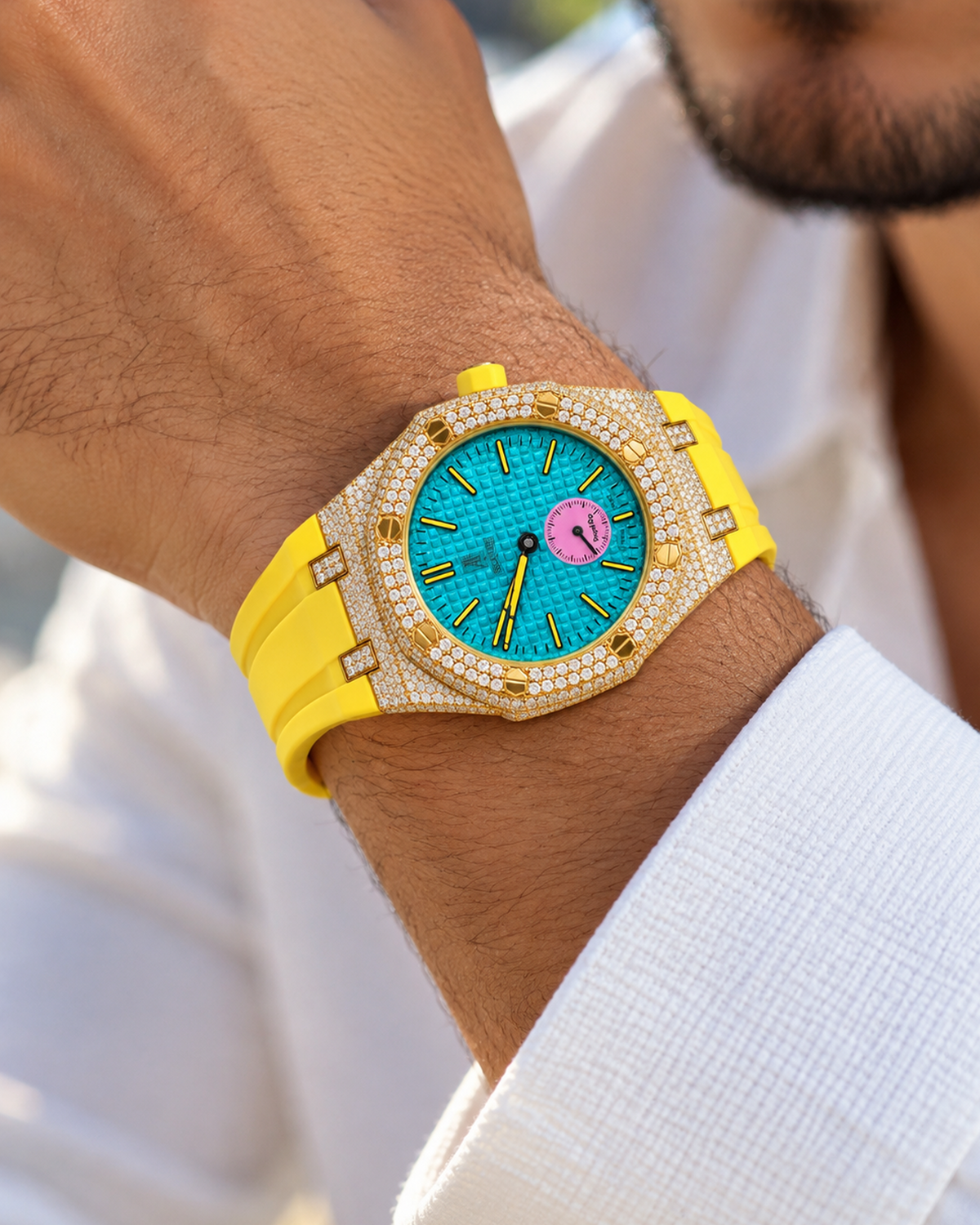 AP x Swatch Royal Pop Fully Iced